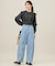 【美Denimシリーズ】セミカーブワイド デニム