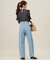 【美Denimシリーズ】セミカーブワイド デニム