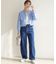 【美Denimシリーズ】セミカーブワイド デニム