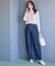 【美Denimシリーズ】セミカーブワイド デニム