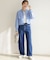 【美Denimシリーズ】セミカーブワイド デニム