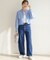 【美Denimシリーズ】セミカーブワイド デニム