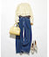 【美Denimシリーズ】セミカーブワイド デニム