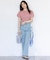 【美Denimシリーズ】センタープレスセミフレア デニム
