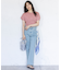 【美Denimシリーズ】センタープレスセミフレア デニム