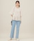 【美Denimシリーズ】センタープレスセミフレア デニム