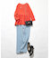 【美Denimシリーズ】センタープレスセミフレア デニム