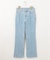 【美Denimシリーズ】センタープレスセミフレア デニム