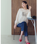 【美Denimシリーズ】センタープレスセミフレア デニム