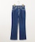 【美Denimシリーズ】センタープレスセミフレア デニム