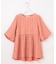 【洗える】ワッフルライクフクレジャカード チュニック