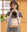 スカーフ付き カゴバッグ