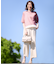 【洗える】ノースリーブロゴ Tシャツ