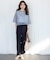 【洗える】ノースリーブロゴ Tシャツ