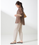 【洗える】リネンライクシアーローン ブラウス