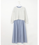 【2SET】シャツワンピ × ニット セット