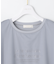 【洗える】シアーチュールロゴ Tシャツ