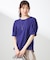 【撥水・汗ジミ防止・UVケア・洗える】スーピマスムース 袖タック Tシャツ