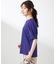 【撥水・汗ジミ防止・UVケア・洗える】スーピマスムース 袖タック Tシャツ