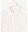 【洗える】レース シャツ
