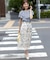 【接触冷感・吸水速乾・UVカット】サラキレイ フリル ブラウス