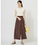 【洗える】レーシーディテールフレンチ ニット