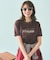 【洗える】ロゴ刺繍 Tシャツ