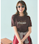 【洗える】ロゴ刺繍 Tシャツ