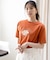 【洗える】ロゴ刺繍 Tシャツ