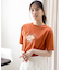 【洗える】ロゴ刺繍 Tシャツ