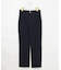 ウーステッドエステル テーパード パンツ