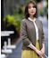 【WEB限定・UVカット・アンチピリング】ウーステッドエステル クルーネック ジャケット