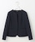 【WEB限定・UVカット・アンチピリング】ウーステッドエステル クルーネック ジャケット
