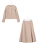 【2SET】ジャケット × フレアスカート セット