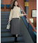 【CICA加工】 ビューティ畔ボトルネック ニット