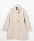 ウールライクスタンドカラー ミドルコート