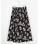 フラワータック スカート