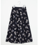 フラワータック スカート