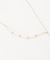 パール調ラリエット ネックレス