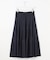 プリーツ切替 スカート