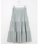 プリーツ切替 スカート