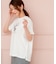 フラワープリント ロゴＴシャツ