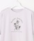 フラワープリント ロゴＴシャツ