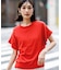 【and GIRL掲載/アイスタッチ】フレンチスリーブ ニット