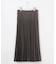 ウーステッドエステル プリーツスカート