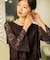 【Lily Calin】レース×プリーツコンビ ドレス