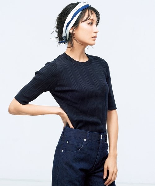 中村アンさん着用】23区 DENIM ワイドストレートデニムパンツ