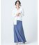 テンセルサテンギャバ フレア スカート