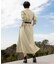【洗える】レーヨンソフトツイル ロングシャツ ドレス