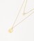 ゴールドモチーフ コンビ ネックレス